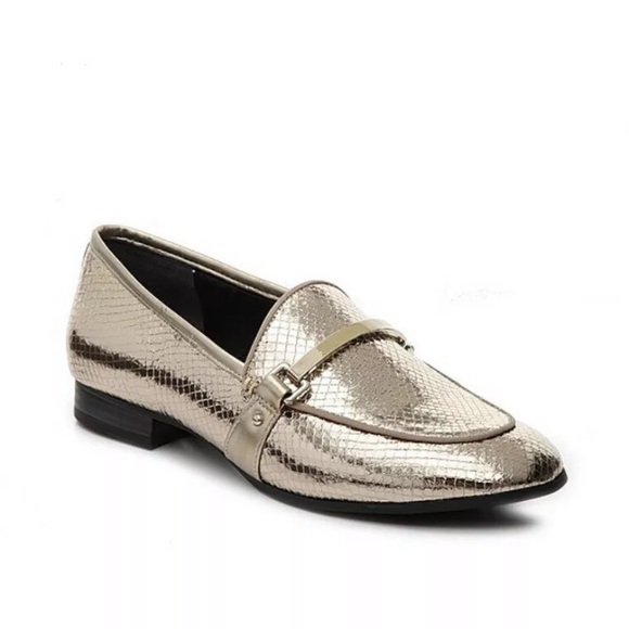 Sam Edelman Shoes - Sam Edelman Hendricks Gold Loafers